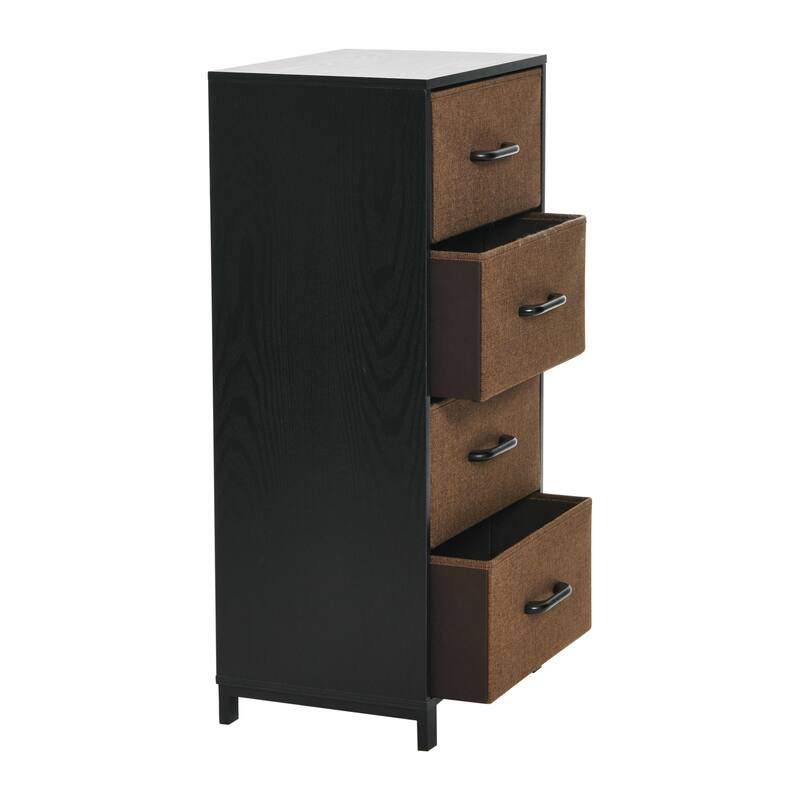 Household Essentials Dresser Tower Chest with 4 Storage Drawers
