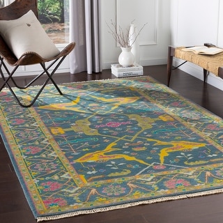 Handmade Dimitri Vibrant Persian Wool Area Rug