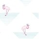 preview thumbnail 4 of 2, Seabrook Designs Day Dreamers Dancing Flamingo Unpasted Wallpaper 20.5 in. W x 33 ft. L - Fuchsia and Teal