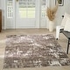 preview thumbnail 6 of 28, Nourison Dekor Indoor only Geometric Area Rug Brown - 5'3" x 7'