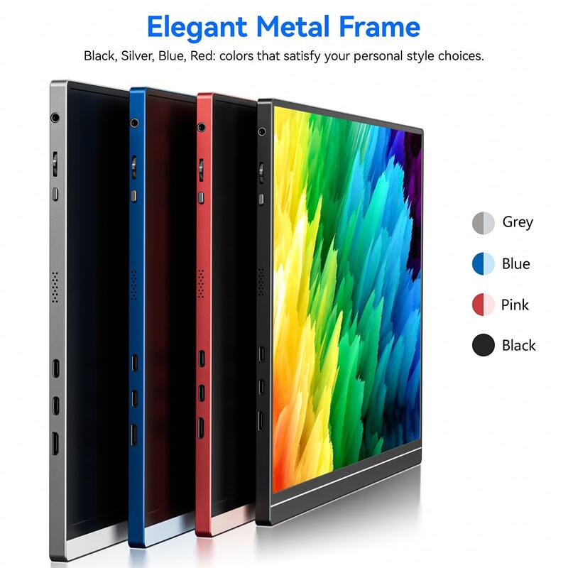 16 Inch Portable Monitor, 1920x1200P IPS Laptop Screen