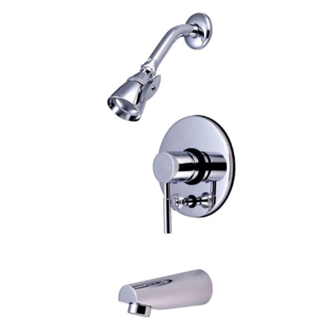 Kingston Brass Concord Tub and Shower Trim Package with 1.8 GPM Single