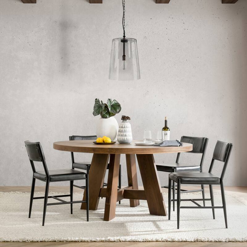 Jolee 1-Light Single Glass Pendant by Kosas Home