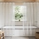 preview thumbnail 2 of 5, Simply Essential™ Waterproof PEVA Medium Weight Shower Curtain Liner Clear-Double