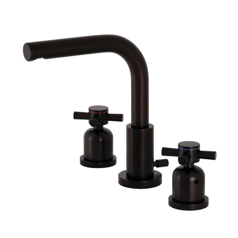 Kingston Brass Concord 1.2 GPM Widespread Bathroom Faucet with Pop-Up - Oil Rubbed Bronze