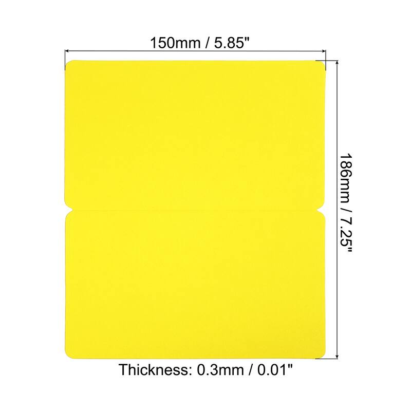 Blank Greeting Cards,50Pcs Favor Decor Foldable Blank Card, Card Paper - Yellow