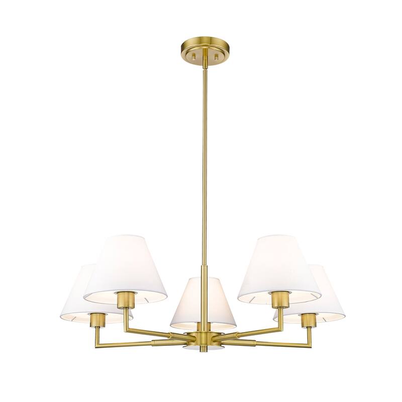 Z-Lite 744-34R Leila 5 Light 34" Wide Chandelier