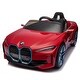 preview thumbnail 61 of 78, Licensed BMW I4 12V Kids Ride-On Car with Remote Control & Safety Belt Red