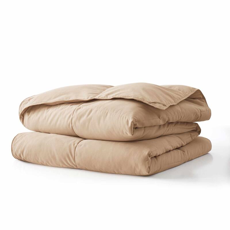Lightweight White Feather Down Fluffy Comforter Duvet Insert