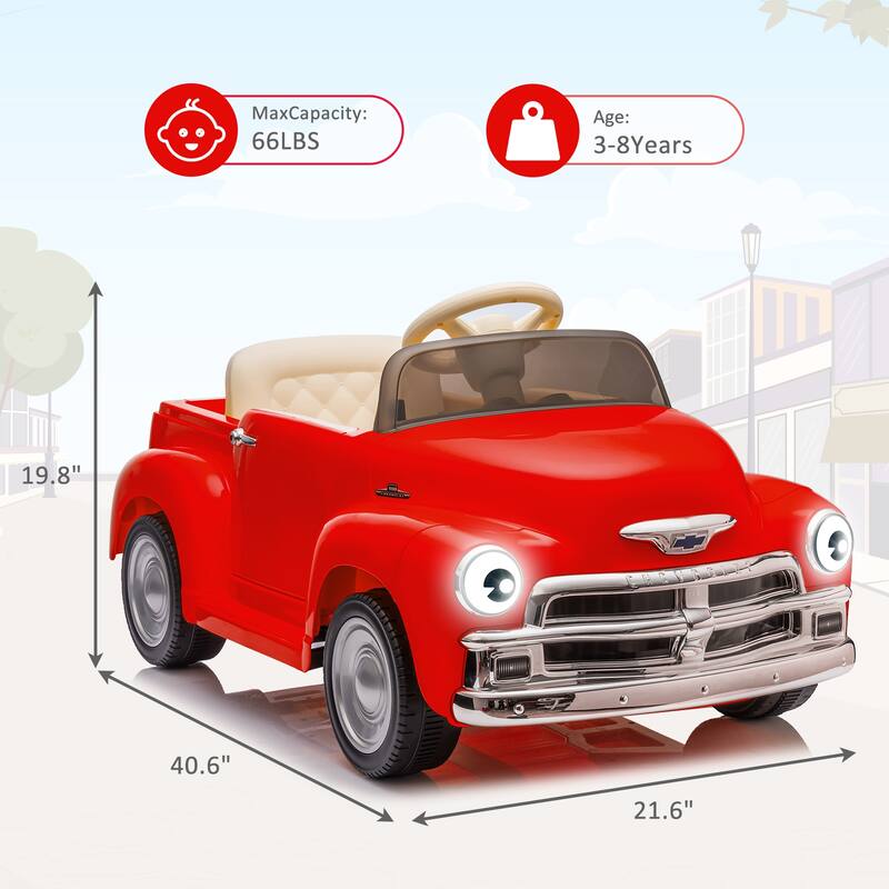 12V Electric Ride on Car with LCD Show and Parent Remote