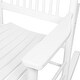 preview thumbnail 7 of 38, VEIKOUS Wood 3-piece Outdoor Rocking Chair and Folding Table Set