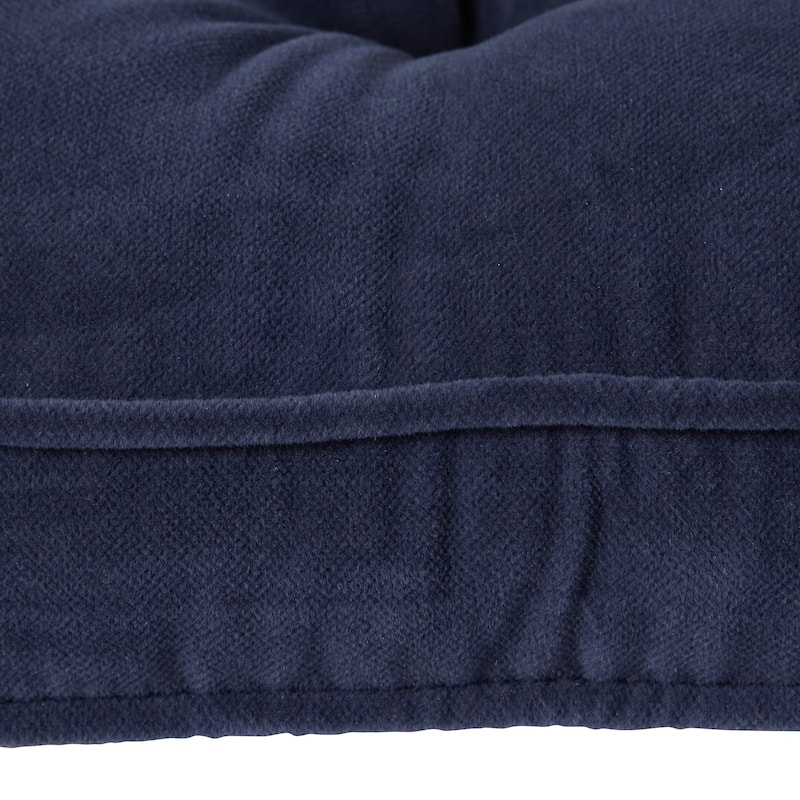Hyatt Denim Indoor Reversible Microfiber Chair Pads (2-Pack)