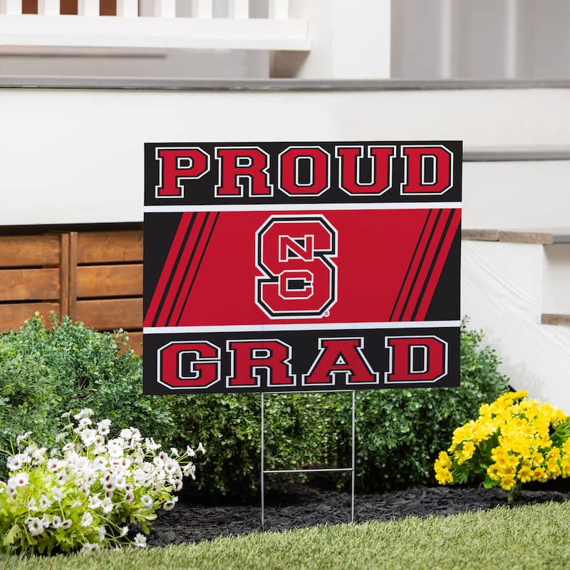 North Carolina State University 24" x 18" Graduation Coroplast Outdoor Yard Sign