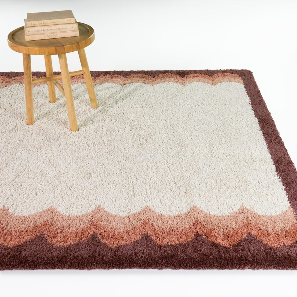 Frida Scallop Border Area Rug