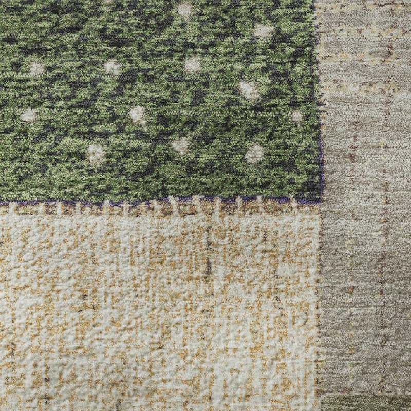 Premium Washable Super Soft Modern Patchwork Mayfield Rug