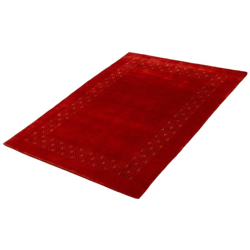 Kashkuli Gabbeh Red Rug 4'8" x 6'5" - 4'8 x 6'5