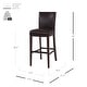 preview thumbnail 17 of 25, NPD Furniture Milton Bonded Leather Bar Stool