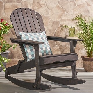 APRIL Adirondack Rocking Chair Single Chaise Lounge Cloud Recliner ...