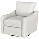 preview thumbnail 6 of 23, Madia Upholstered Sloped Arm Swivel Glider Chair