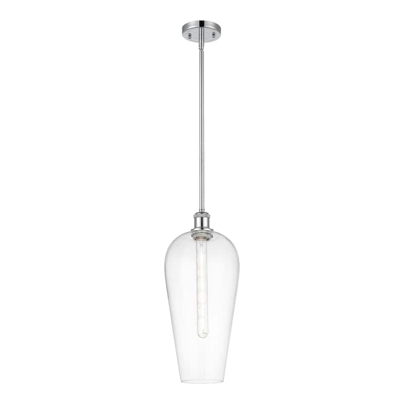 Innovations Lighting Endless Possibilities Ballston - Chelsea - 1 Light 8" Stem Hung Mini Pendant - Clear/Polished Chrome