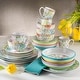 preview thumbnail 3 of 3, Euro Ceramica Charlotte 16 Piece Dinnerware Set (Service for 4) - Service for 4