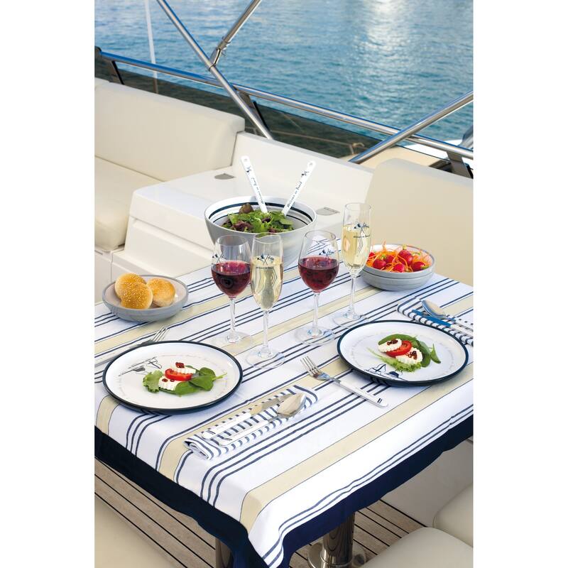 Welcome on Board Melamine Snack Set - 4-Pc. Set