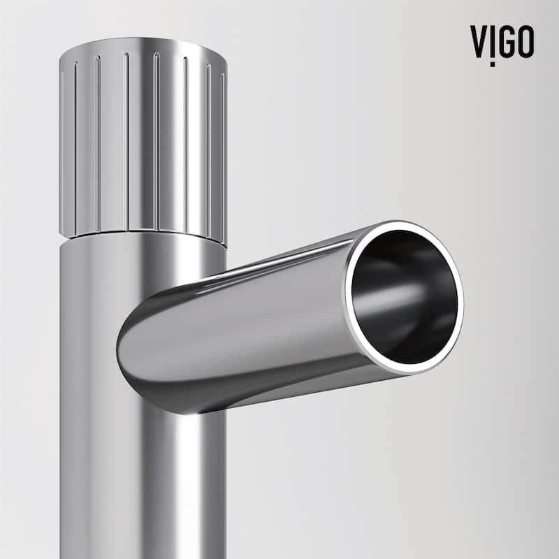 VIGO Ashford 8" H Single Handle Single Hole Bathroom Faucet