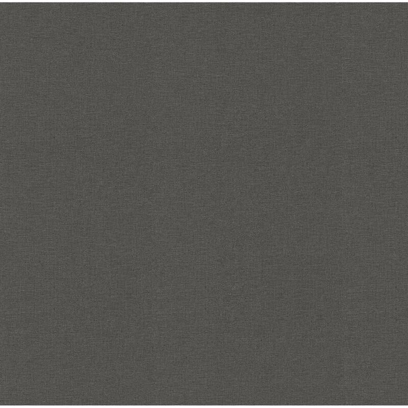 A-Street Prints Meade Charcoal Fine Weave Wallpaper
