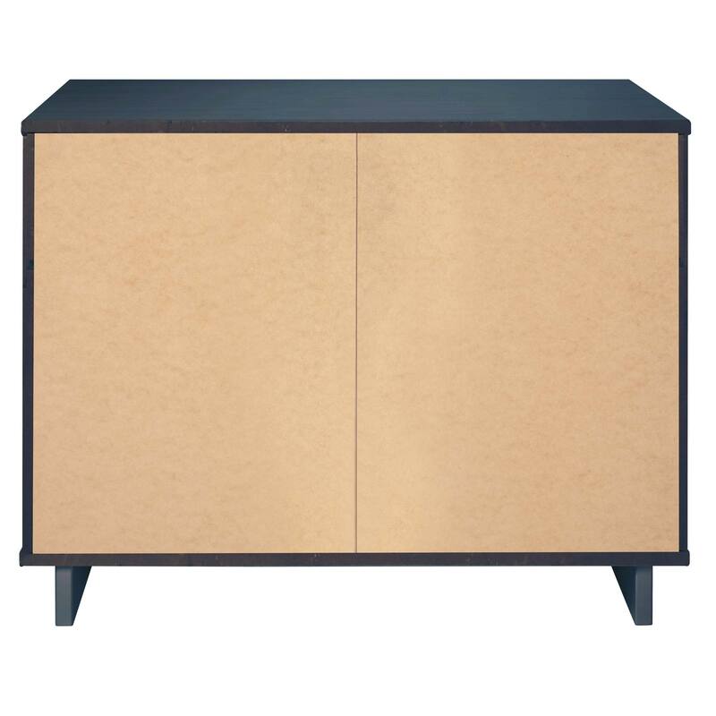 Manhattan Comfort 3-Piece Granville Modern Solid Wood Dresser Chest and Nighstand Set.