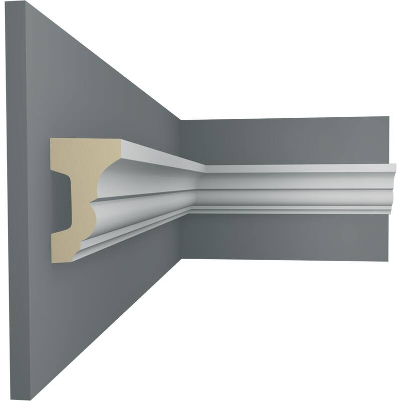 7/8"H x 1/2"P x 94 1/2"L Classic Panel Moulding