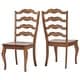 preview thumbnail 21 of 43, Eleanor Ladder Back Dining Chair (Set of 2) by iNSPIRE Q Classic Oak