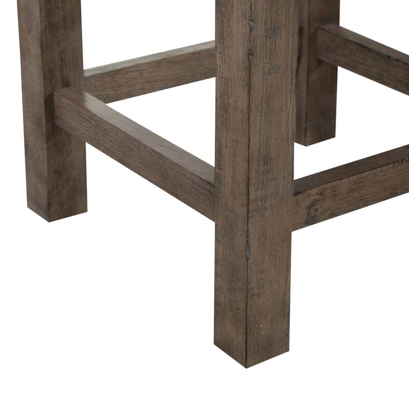 Bartlett Field Dusty Taupe Upholstered Console Stool