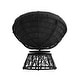 preview thumbnail 28 of 30, Papasan Swivel Patio Lounge Chair