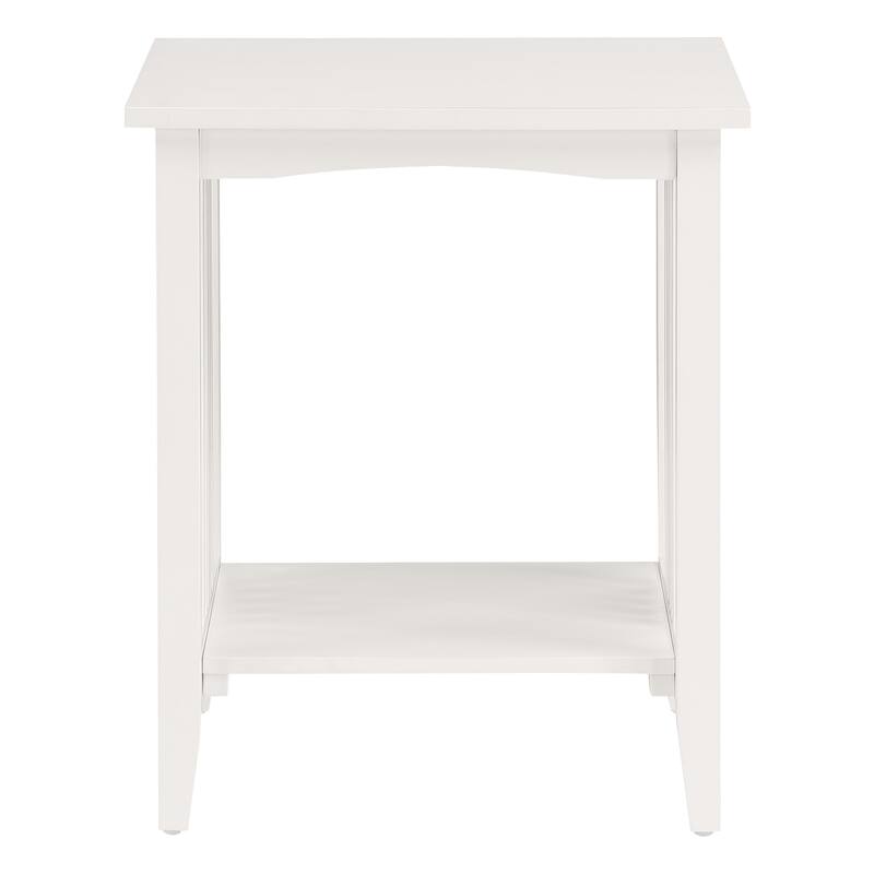 Porch & Den Clifton Mission Medium Oak Wood Finish Side Table
