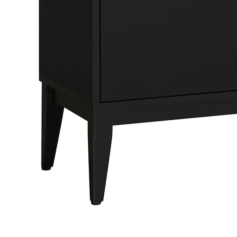 Classic Wooden Sideboard with Solid Rubberwood Legs