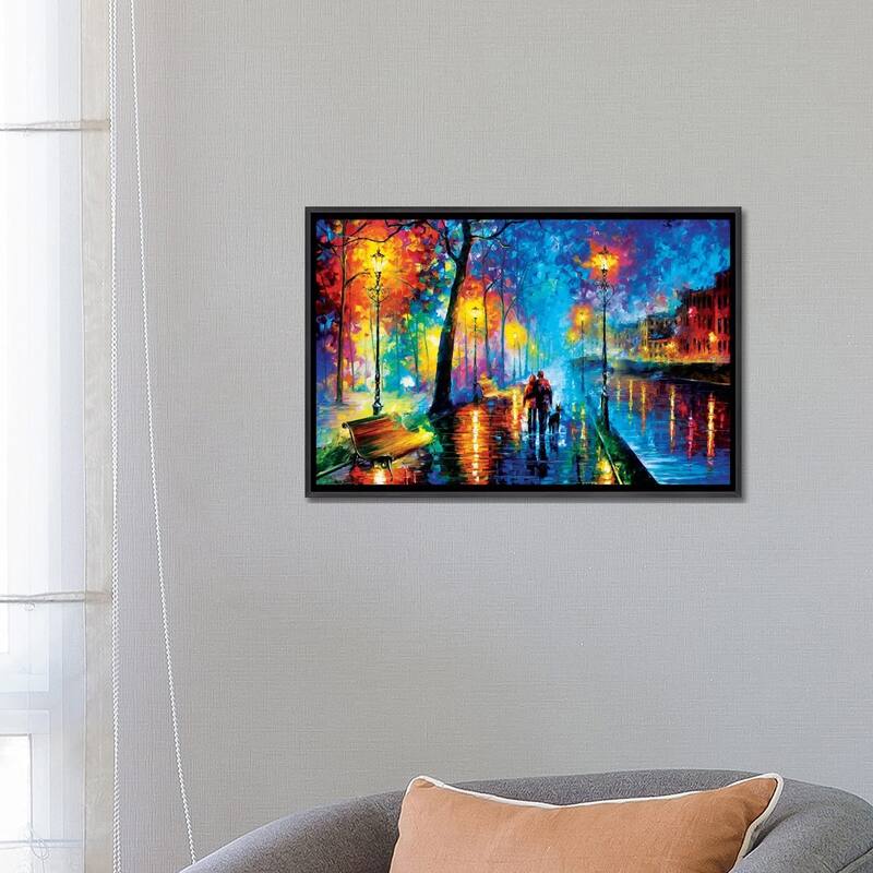 iCanvas "Melody Of The Night" by Leonid Afremov Framed