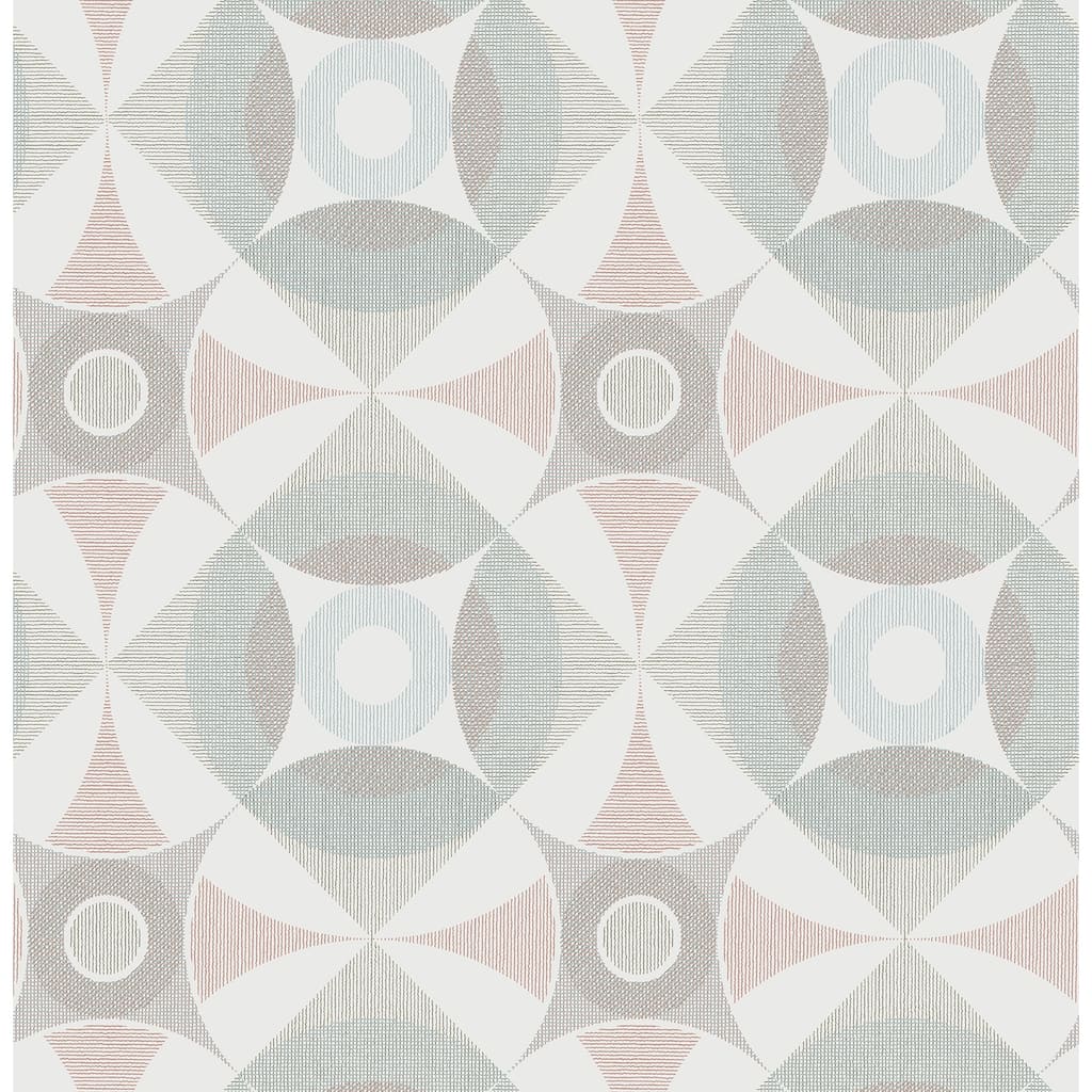 A-Street Prints Ellis Multicolor Geometric Wallpaper