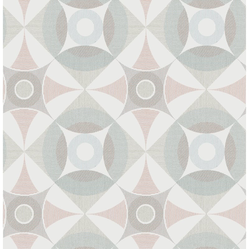 A-Street Prints Ellis Multicolor Geometric Wallpaper