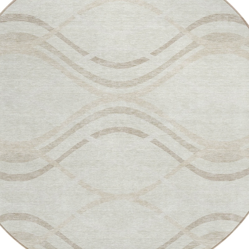 HomeRoots Abstract Transitional Rectangle Outdoor Rug