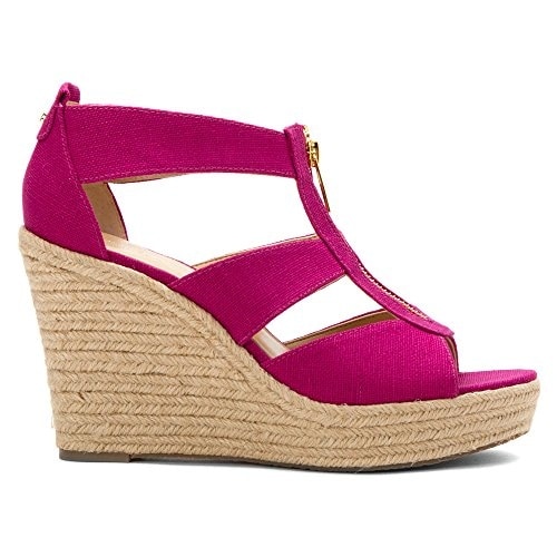 michael kors damita wedge pink
