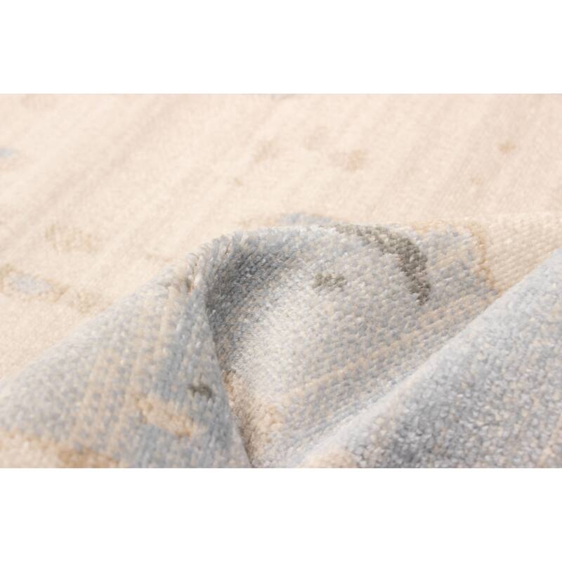 ECARPETGALLERY Machine Woven Shay Ivory Area Rug