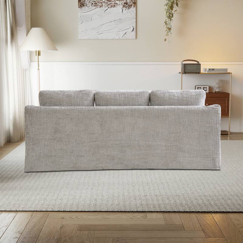 83.9"W Modern Casual Sofa With Removable Upholstery Cover