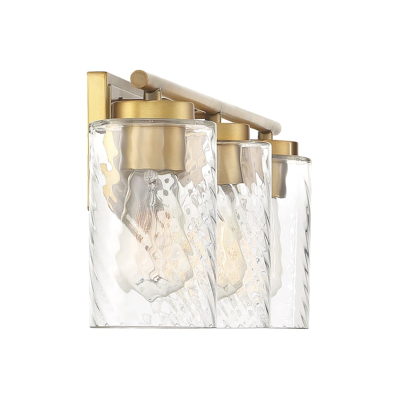 Meridian M80038 3 Light 24" Wide Bathroom Vanity Light with Swirl