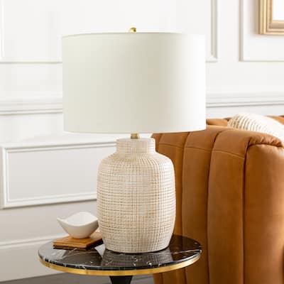 Franc Global Ceramic Table Lamp - 26"H x 17"W x 17"D