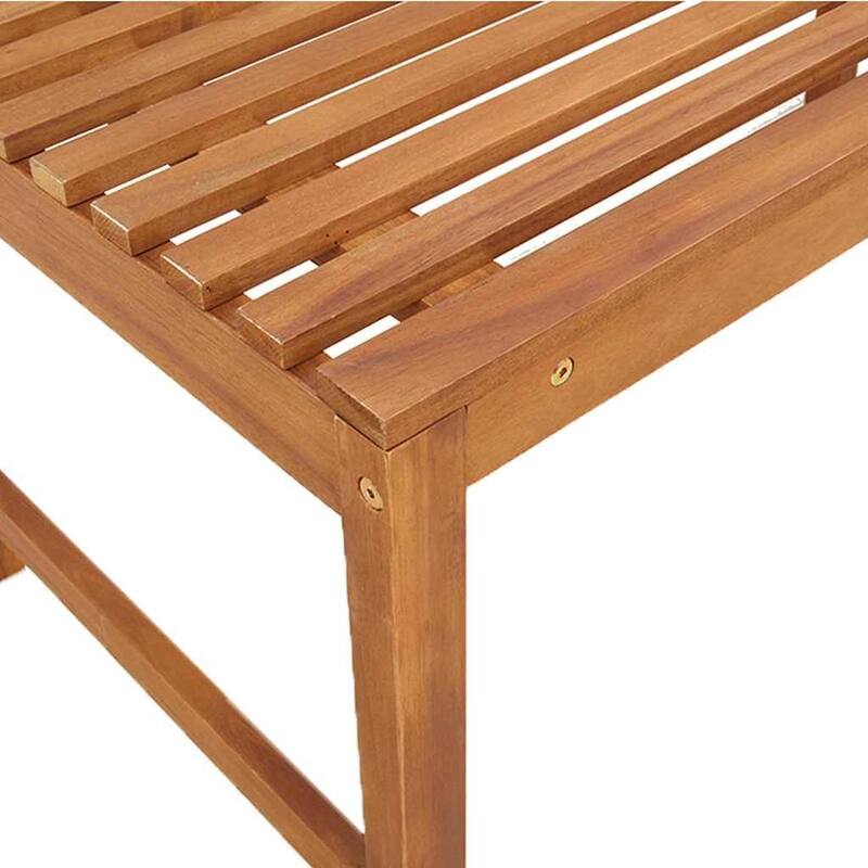 vidaXL Garden Bench Set Brown solid acacia wood - 20 x 35 x 30