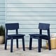 preview thumbnail 3 of 68, Modern Mini Kids Outdoor Dining Chair (Set of 2)