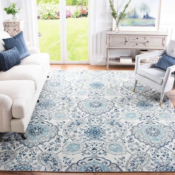SAFAVIEH Madison Belle Vintage Boho Paisley Rug