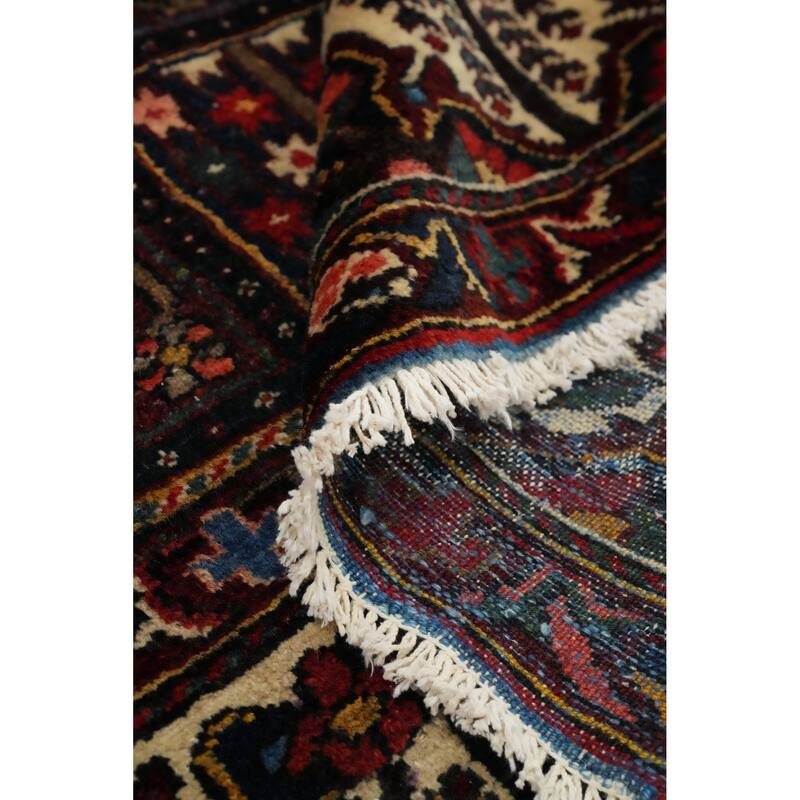 Hand Knotted Oriental 100% Wool Carpet Traditional Geometric Red Bakhtiari Area Rug - 14' 10'' X 11' 0''