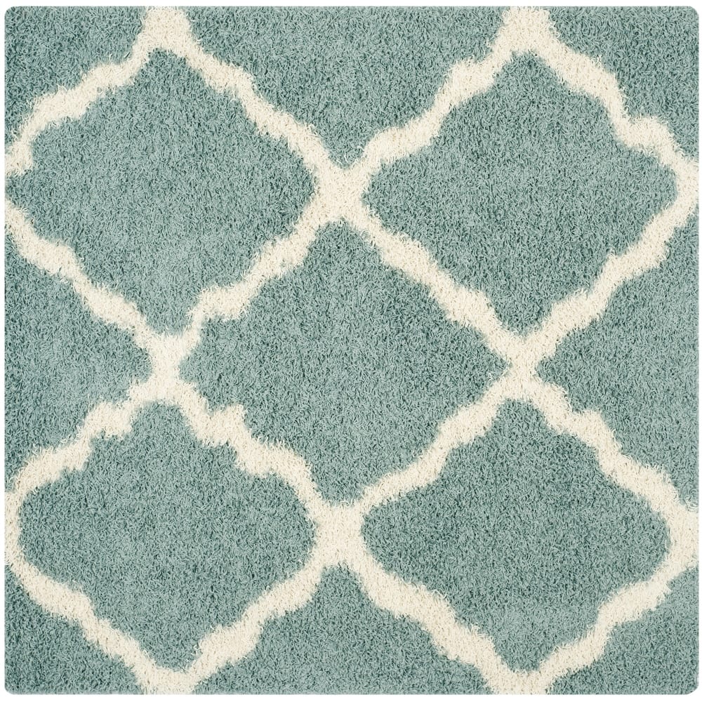 SAFAVIEH Dallas Shag Darina Trellis 1.5-inch Thick Rug