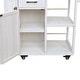 preview thumbnail 54 of 53, Outdoor Kitchen Island with Stainless Steel Top & Storage, Lockable Wheels